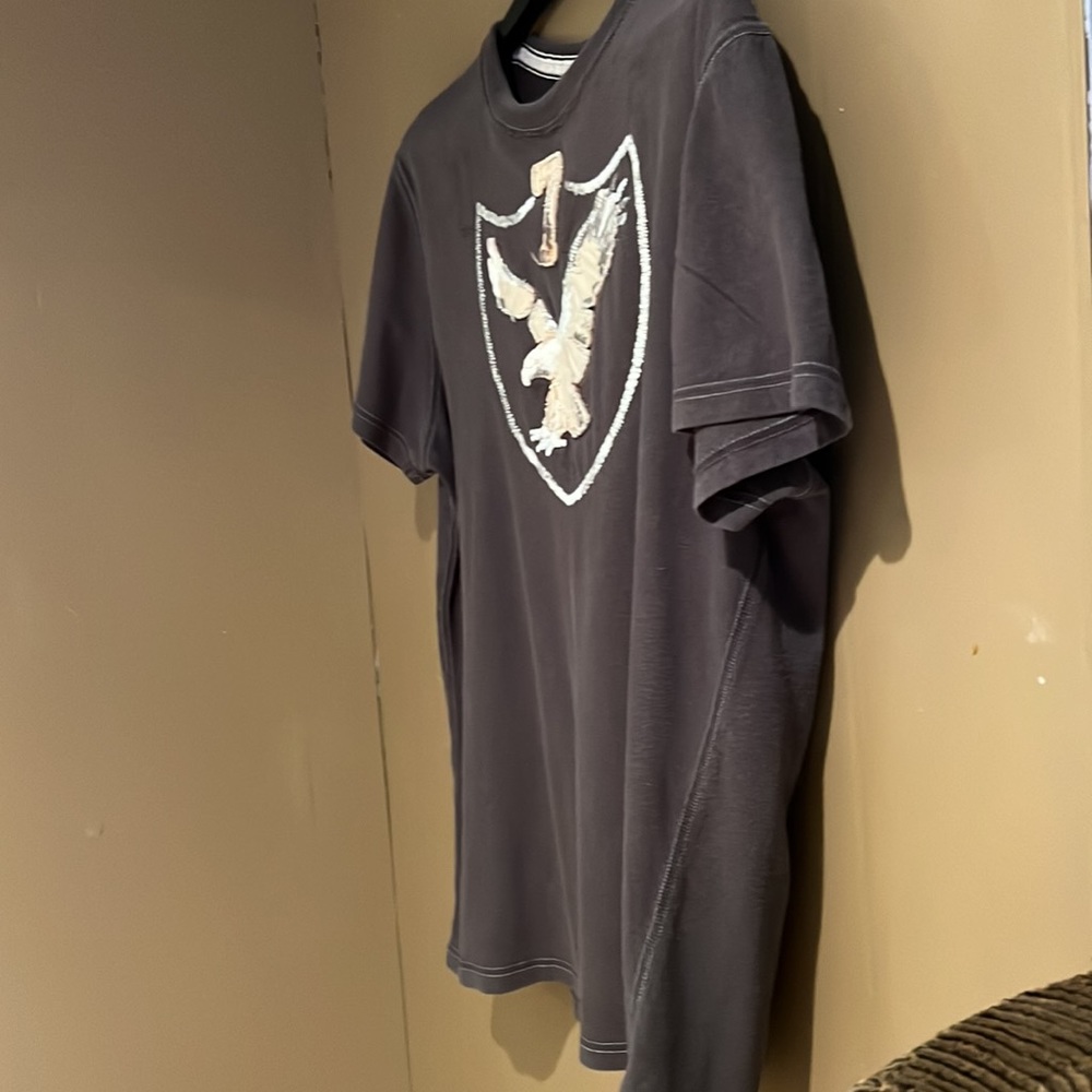 American Eagle Men’s Short Sleeve Graphic Tee in Brown Sz M - Picture 8 of 11